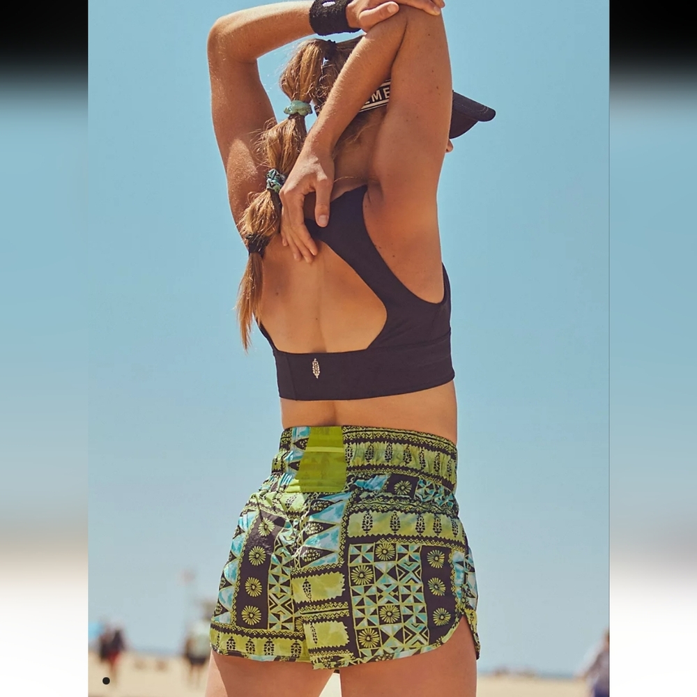 Free People Movement The Way Home Printed Shorts